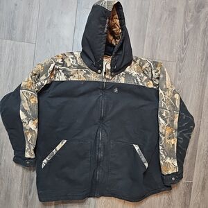 Legendary Whitetails Men's Cross Trail Canvas Camo Workwear Coat Size 4XT